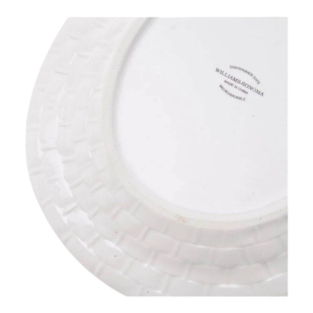 Williams Sonoma Ceramic Pink And Blue Easter Plates - Set of 2